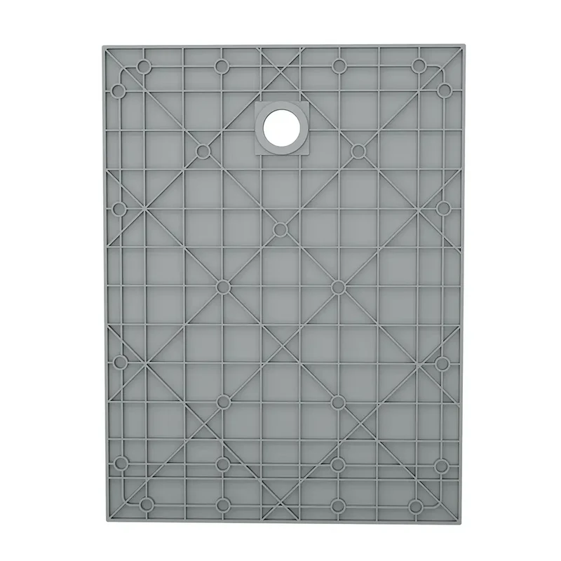 Piatto doccia 70x100 cm colore grigio effetto pietra | Samos