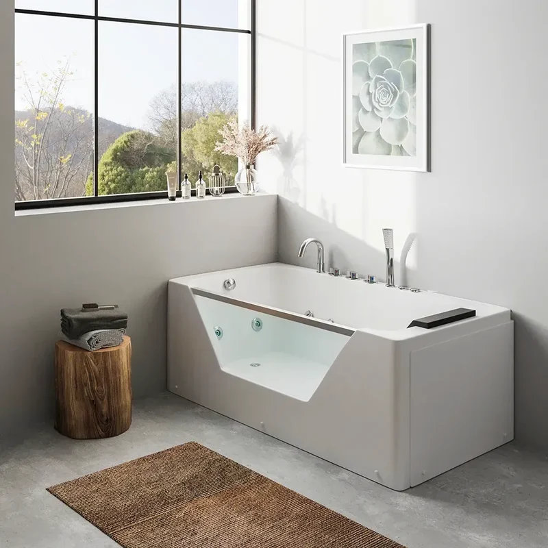Vasca idromassaggio per interno 160x80 cm design moderno | Chill Eco