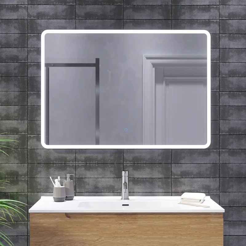 Specchio led 70x120 cm con sensore touch-screen anti impronta | Anka