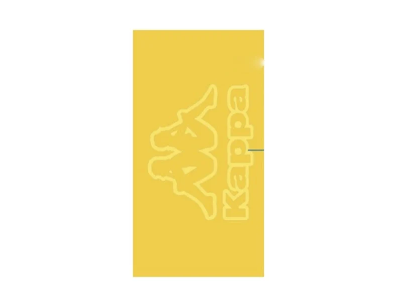 Kappa telo mare velour 86x160cm soft giallo