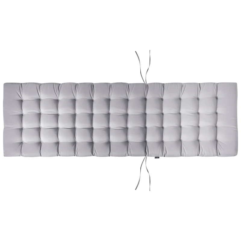 Cuscino per lettino prendisole con poggiatesta per lettino solare Resistente ai raggi UV grigio chiaro esterno bordo piscina