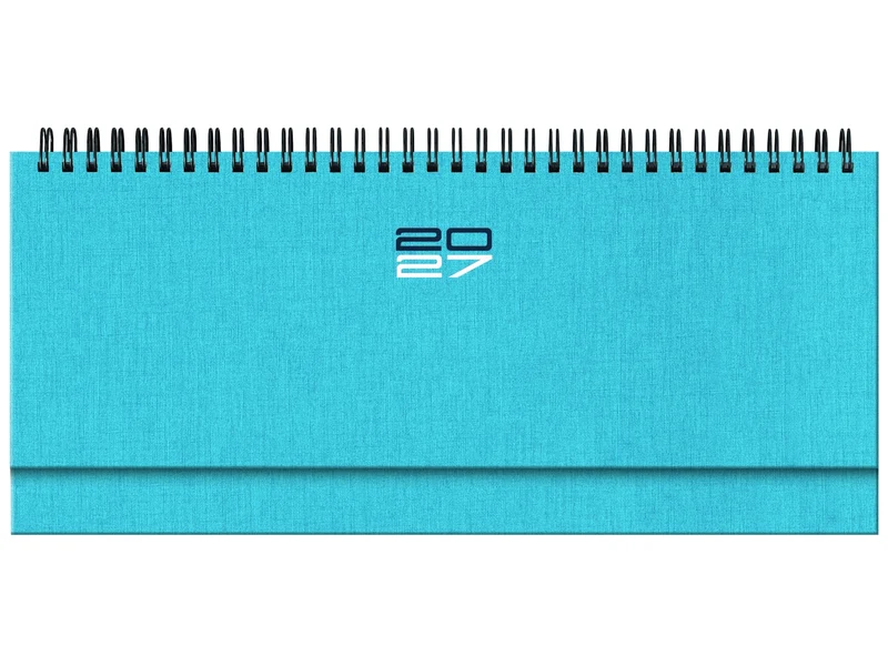 Agenda 2027 Caribe 29,8x10,5cm settimanale orizzontale azzurro