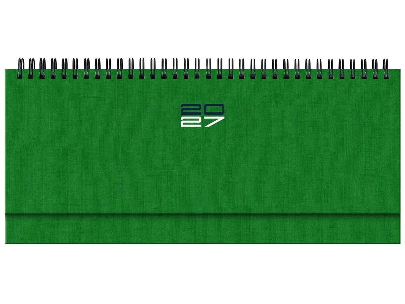Agenda 2027 Caribe 29,8x10,5cm settimanale orizzontale verde