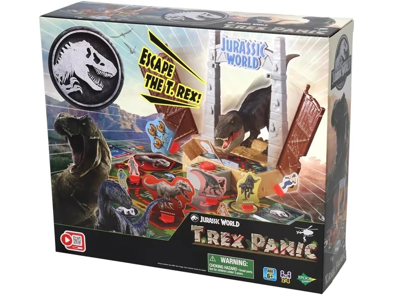 Jurassic world t-rex panic games