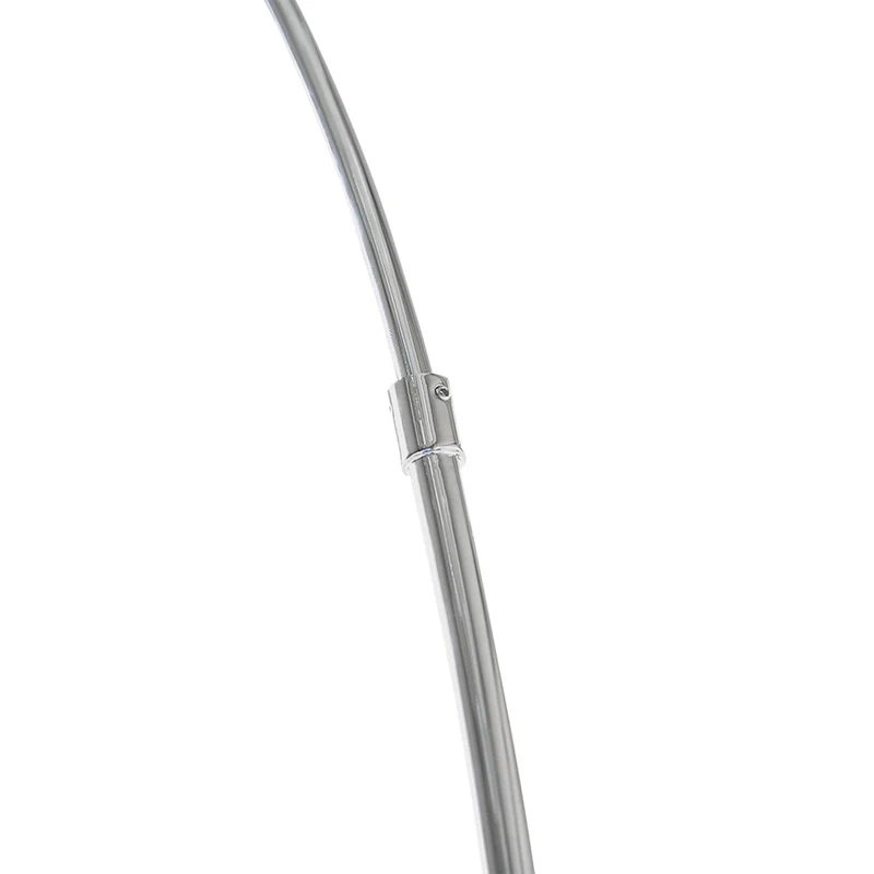 Lampada da Terra Metallo argentato 188 cm Arco base cromata Moderna