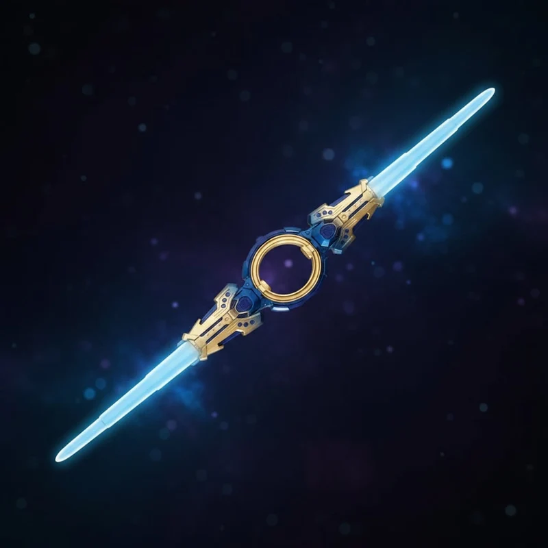 Halloween Light-Up Sword Toy with Retractable Blades and LED Lighting