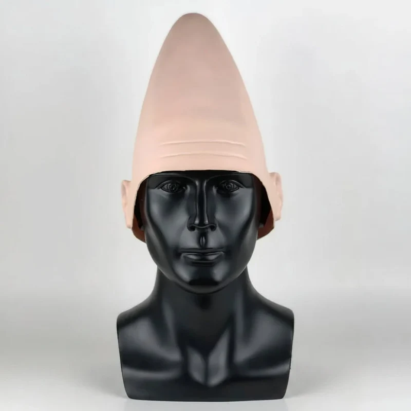 Halloween Latex Conehead Alien Mask with Ears for Children and Adults