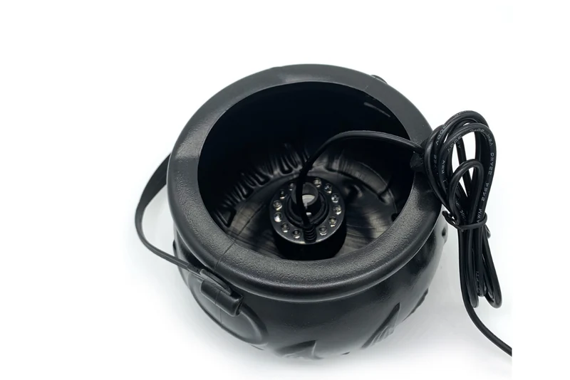 Halloween Witch’s Cauldron with Fog Generator and LED Lights for Home Decoration