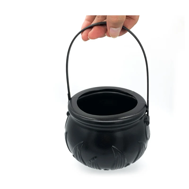 Halloween Witch’s Cauldron with Fog Generator and LED Lights for Home Decoration