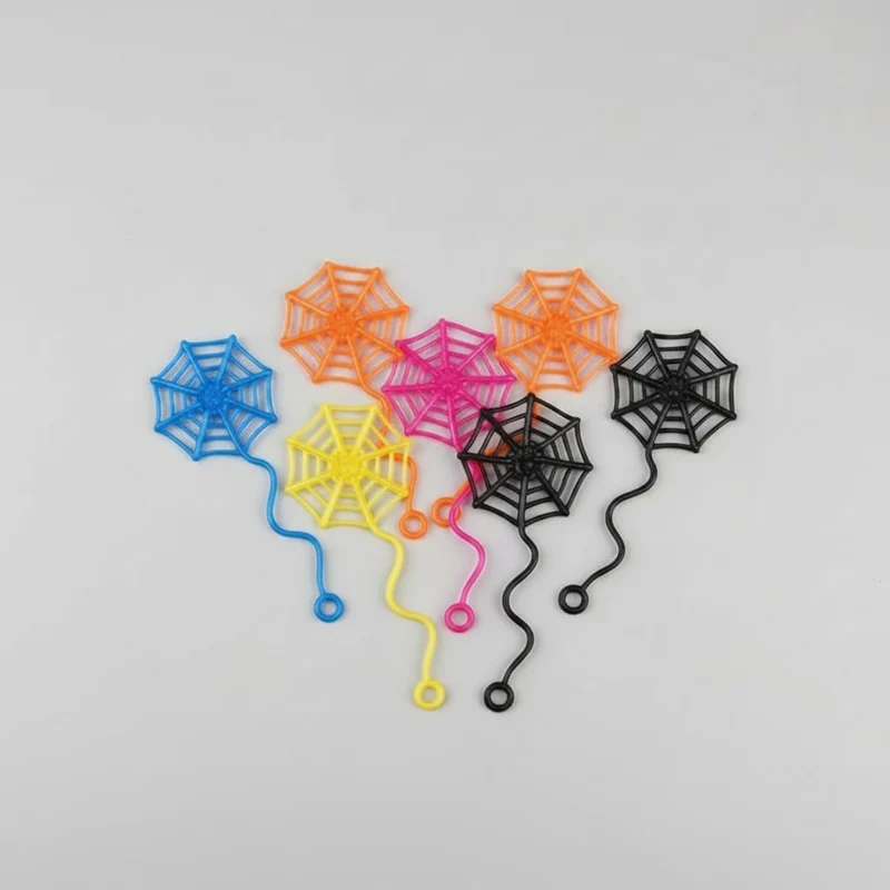 Halloween Sticky Stretchy Spider Webs, Scary Decorations for Parties and Windows, Artificial Spider Webs
