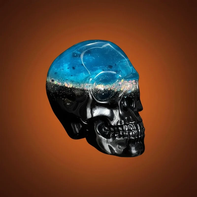Halloween Silicone Skull Molds 3D Set of Three Sizes for Candles and Resin