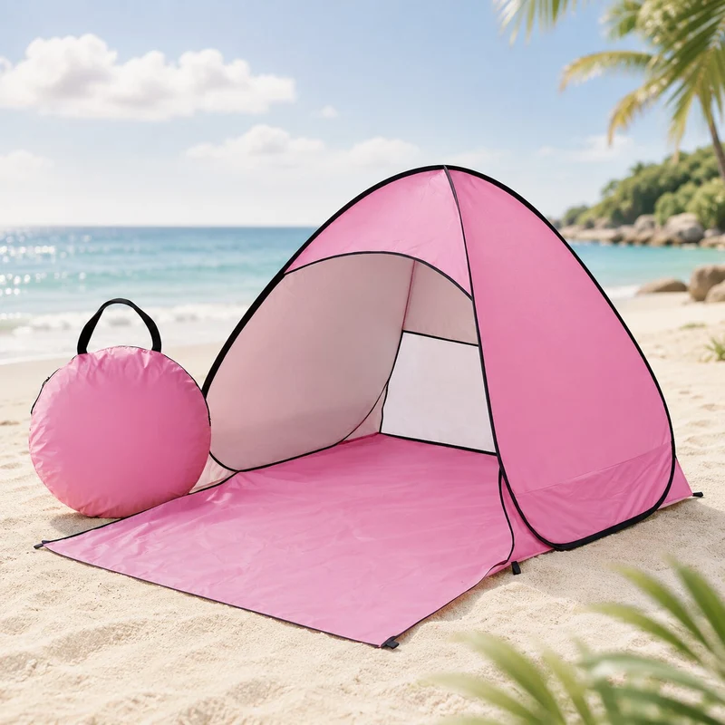 Pop Up Strandmuschel mit UV-Schutz | Strandquell