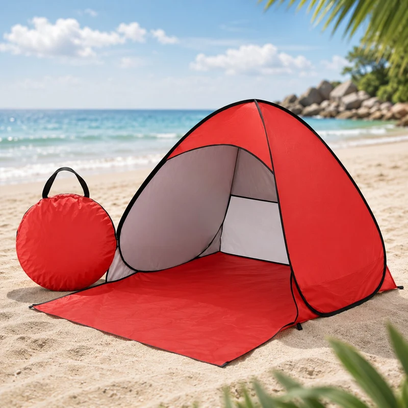 Pop Up Strandmuschel mit UV-Schutz | Strandquell
