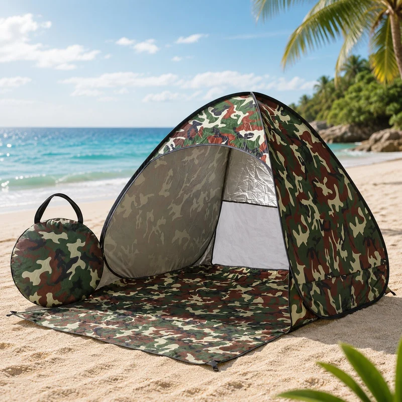 Pop Up Strandmuschel mit UV-Schutz | Strandquell