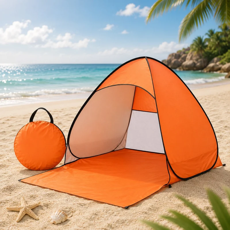 Pop Up Strandmuschel mit UV-Schutz | Strandquell