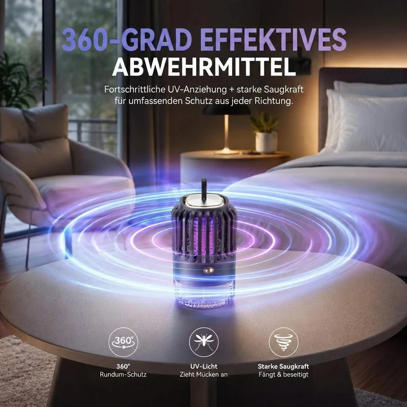 UV Mückenfalle wiederaufladbar | MückenVigil