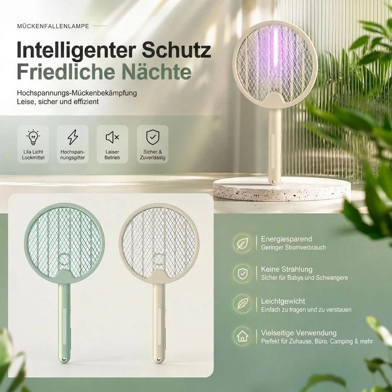 Klappbare elektrische Mückenschläger | MückenVogue
