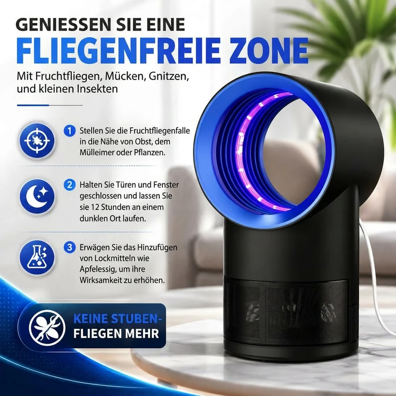 Elektrische Mückenfalle mit Timer | Mückensiegel