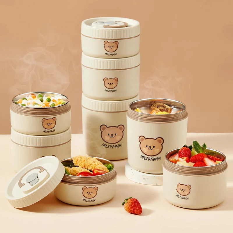 Thermos Lunchbox – RVS Voedselcontainer met Lekvrije Deksel