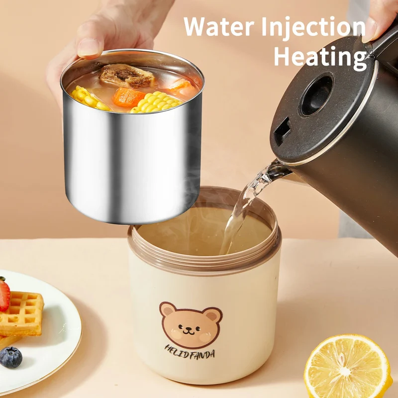 Thermos Lunchbox – RVS Voedselcontainer met Lekvrije Deksel