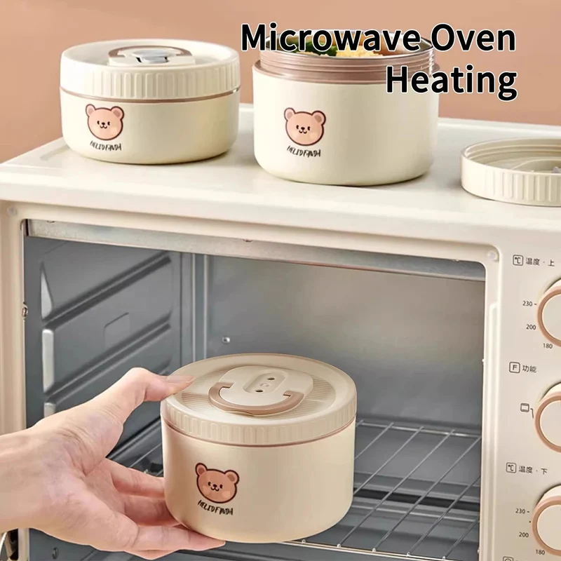 Thermos Lunchbox – RVS Voedselcontainer met Lekvrije Deksel