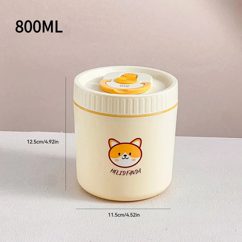 Thermos Lunchbox – RVS Voedselcontainer met Lekvrije Deksel