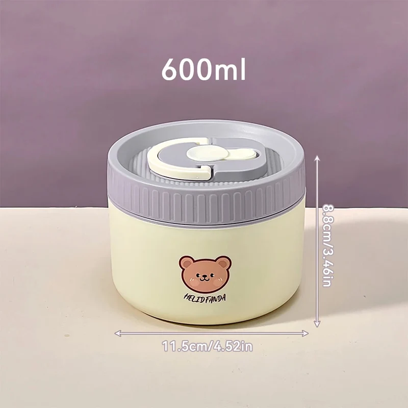 Thermos Lunchbox – RVS Voedselcontainer met Lekvrije Deksel