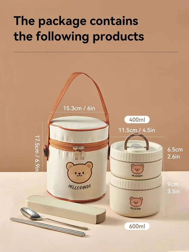 Thermos Lunchbox – RVS Voedselcontainer met Lekvrije Deksel