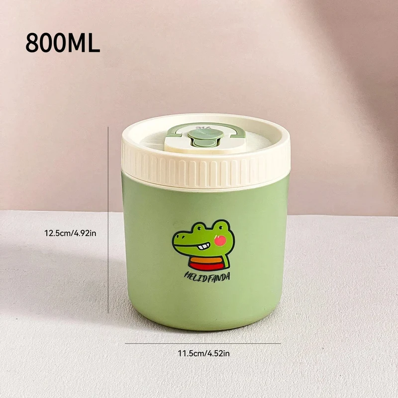 Thermos Lunchbox – RVS Voedselcontainer met Lekvrije Deksel