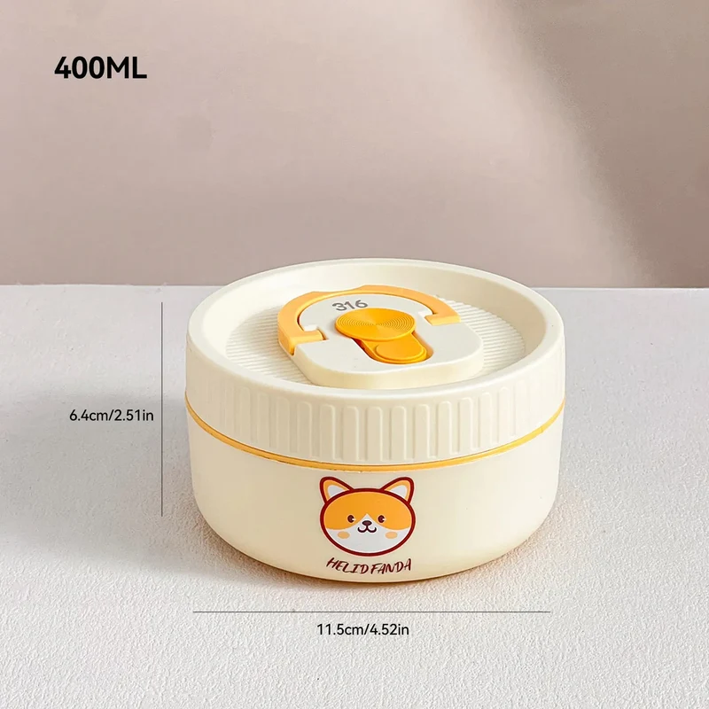 Thermos Lunchbox – RVS Voedselcontainer met Lekvrije Deksel