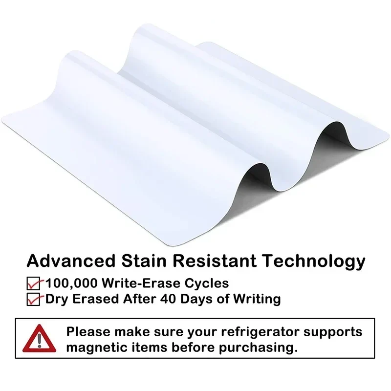 Magnetisch Whiteboard A2 – Uitwisbaar met 8 Markers & Gum
