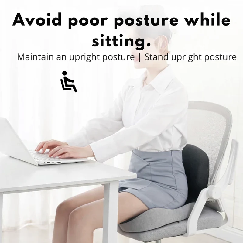 Ergonomisch Zitkussen – Memory Foam, Antislip & Wasbare Hoes