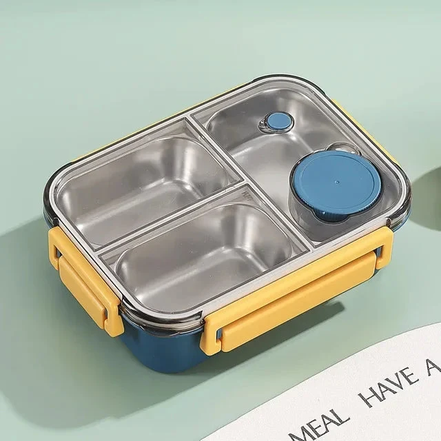 Geïsoleerde Lunchbox – RVS, Lekvrij & met Compartimenten