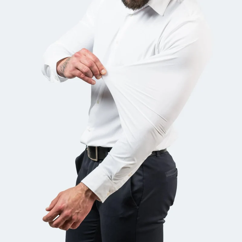 Men's Black Flannel Dress Shirt
