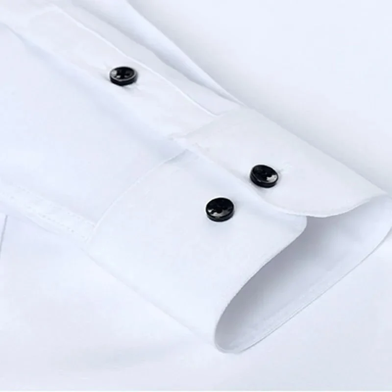 Men's Black Flannel Dress Shirt
