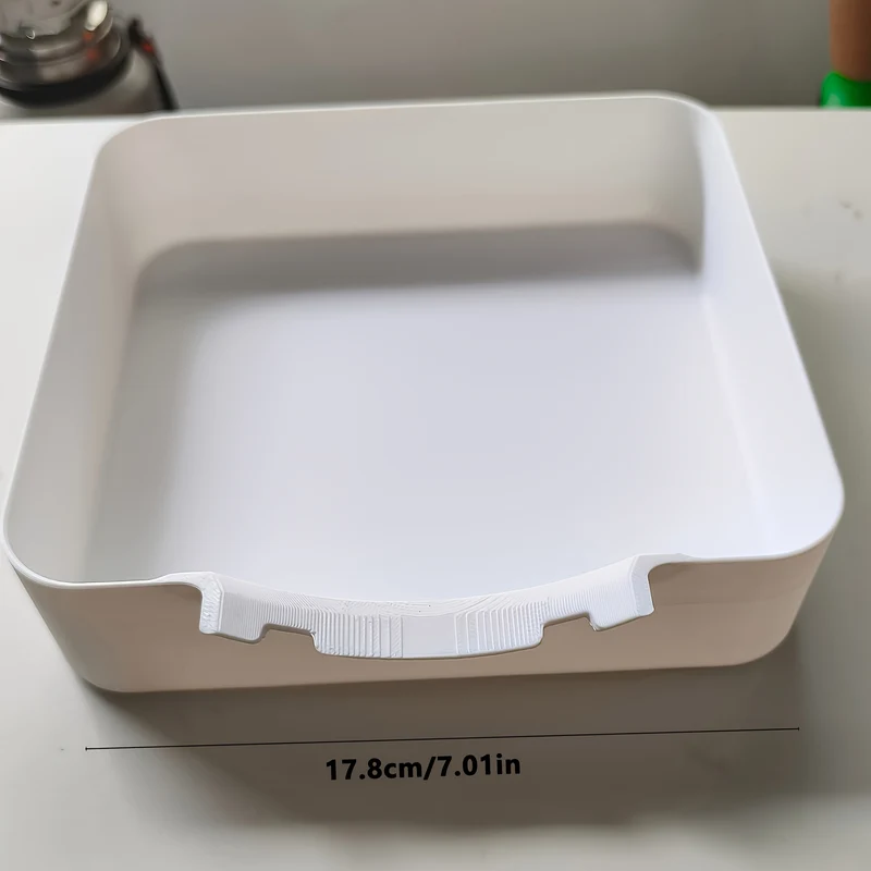 Clothes Washer Drain Pan with Water Catch Tray and Low Profile Basin Design