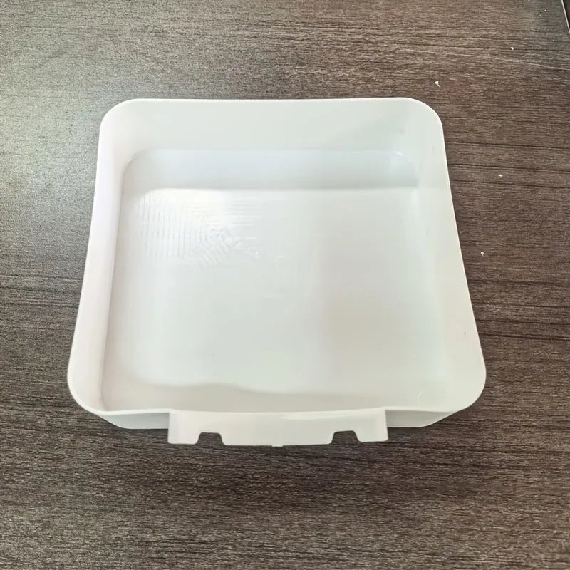 Clothes Washer Drain Pan with Water Catch Tray and Low Profile Basin Design