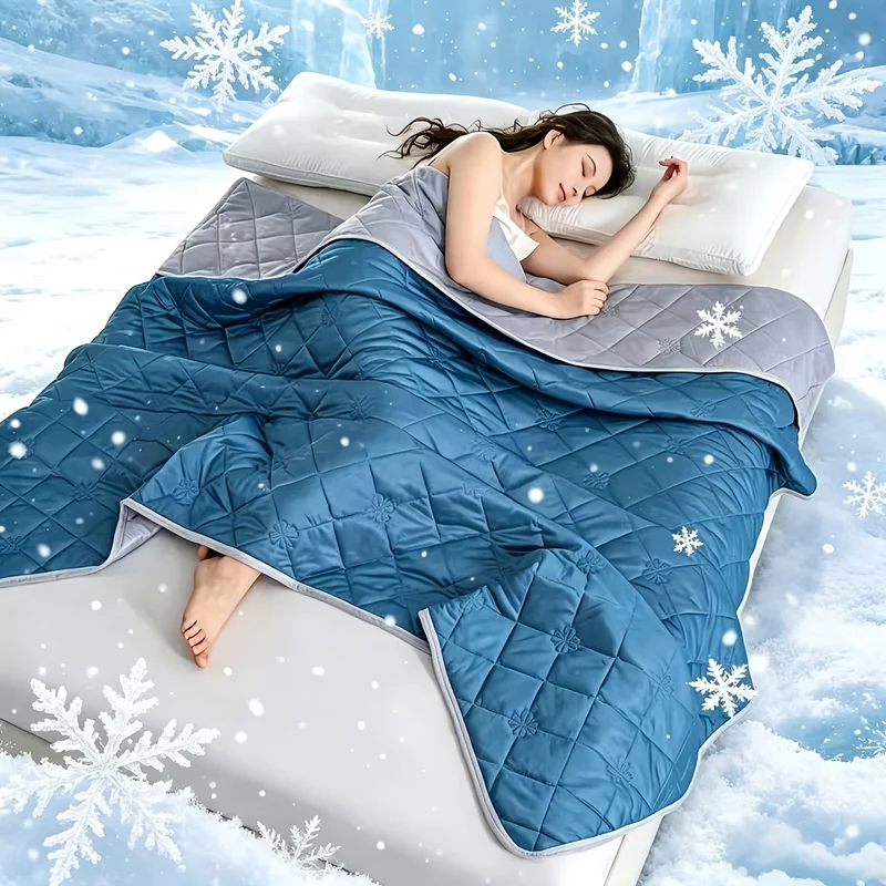 Light Cooling Blanket Soft Breathable Cover for Sleeping