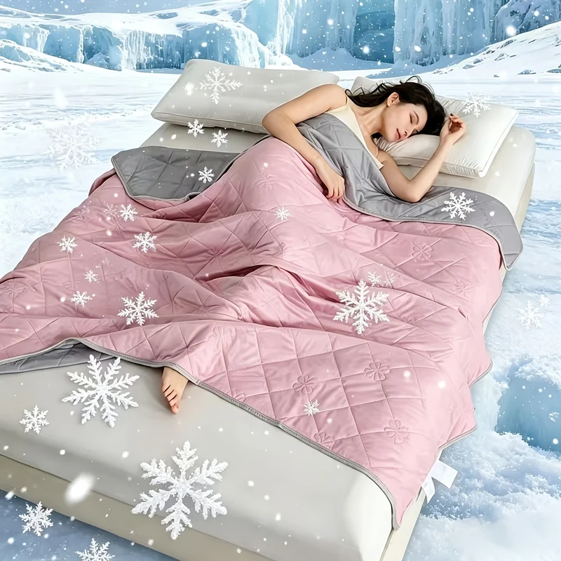 Light Cooling Blanket Soft Breathable Cover for Sleeping