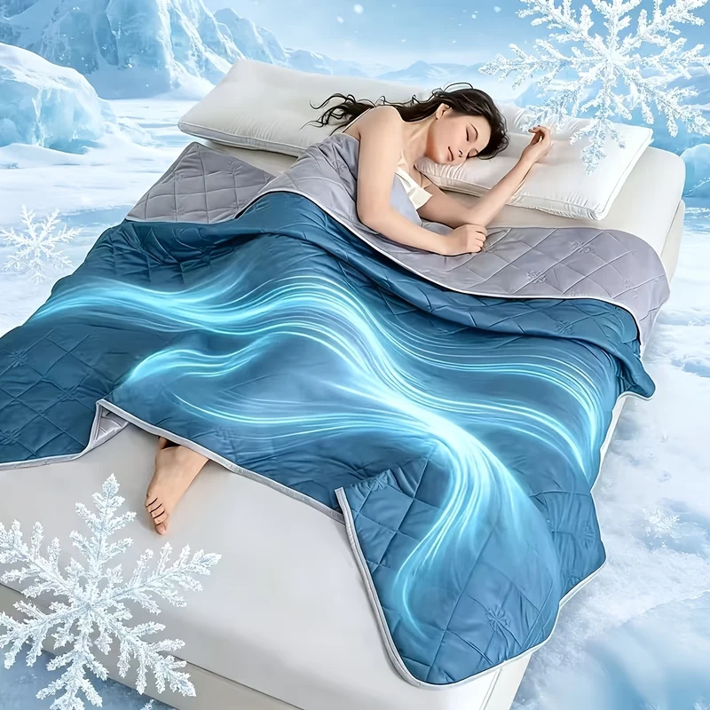 Light Cooling Blanket Soft Breathable Cover for Sleeping