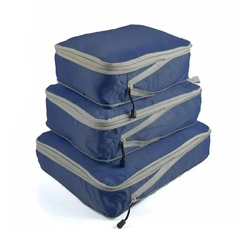 Travel Organizer Set with Compression and Mesh