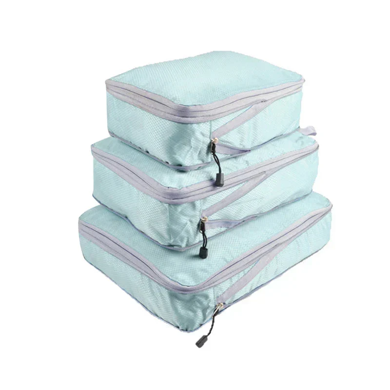 Travel Organizer Set with Compression and Mesh