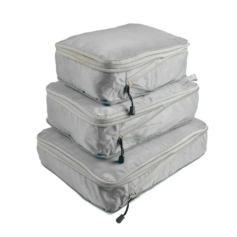 Travel Organizer Set with Compression and Mesh