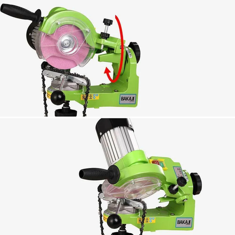 Affilacatene Elettrico Catena Motosega Affila Catena da banco 230W 2 Dischi 145