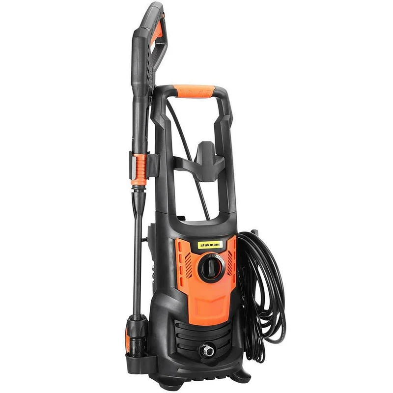 Idropulitrice Elettrica Acqua Fredda 1400W 105BAR con Accessori e Lancia Getto