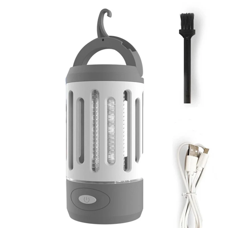 Zanzariera Elettrica Torcia LED da Campeggio Anti Zanzare Potenza 4Watt Esterno