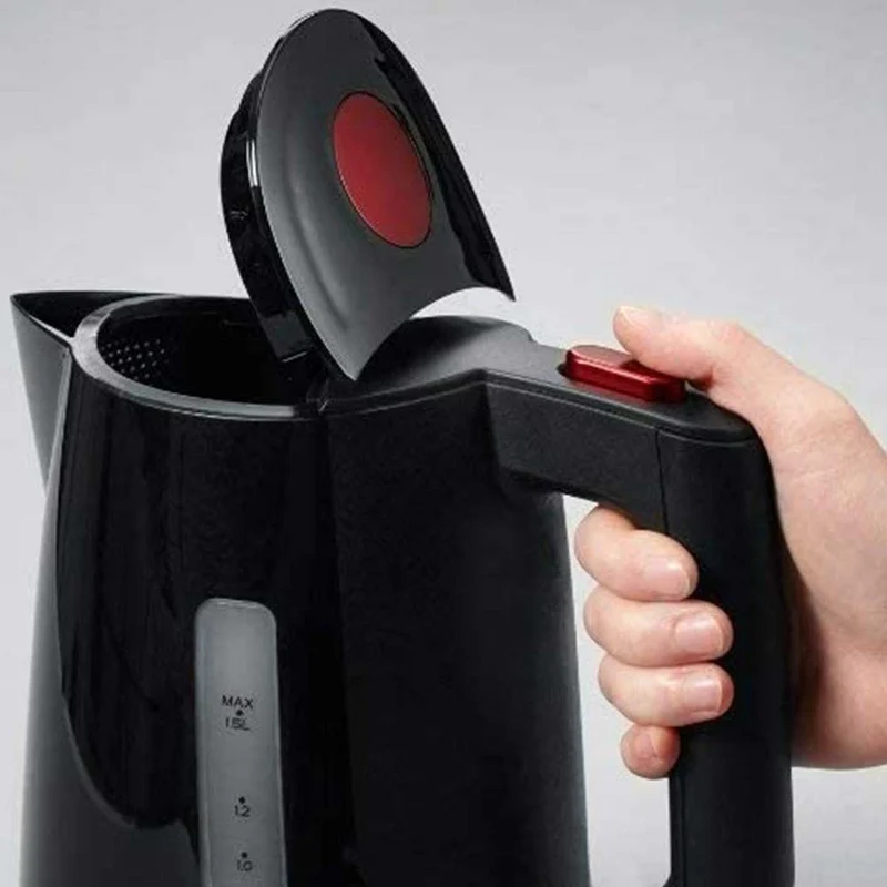 Bollitore Elettrico 1,5Lt 2200W Indicatore Acqua Calda Cordless Wireless Nero