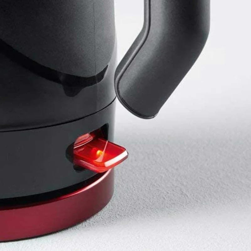 Bollitore Elettrico 1,5Lt 2200W Indicatore Acqua Calda Cordless Wireless Nero