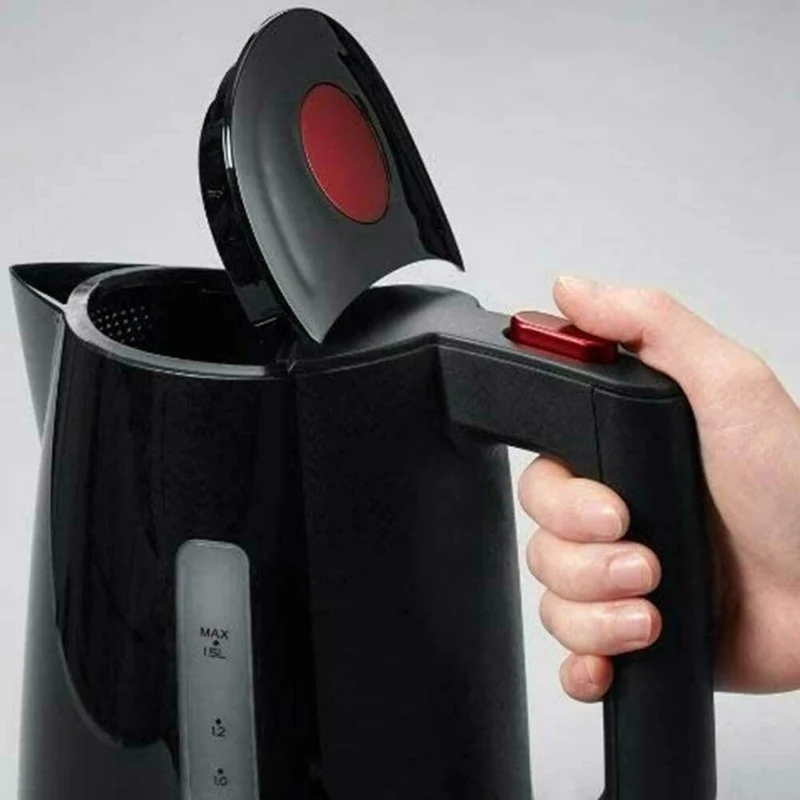 Bollitore Elettrico 1,5Lt 2200W Indicatore Acqua Calda Cordless Wireless Nero