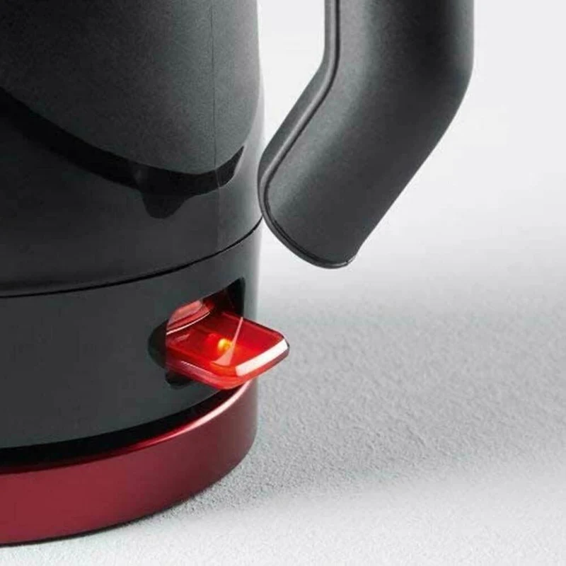 Bollitore Elettrico 1,5Lt 2200W Indicatore Acqua Calda Cordless Wireless Nero